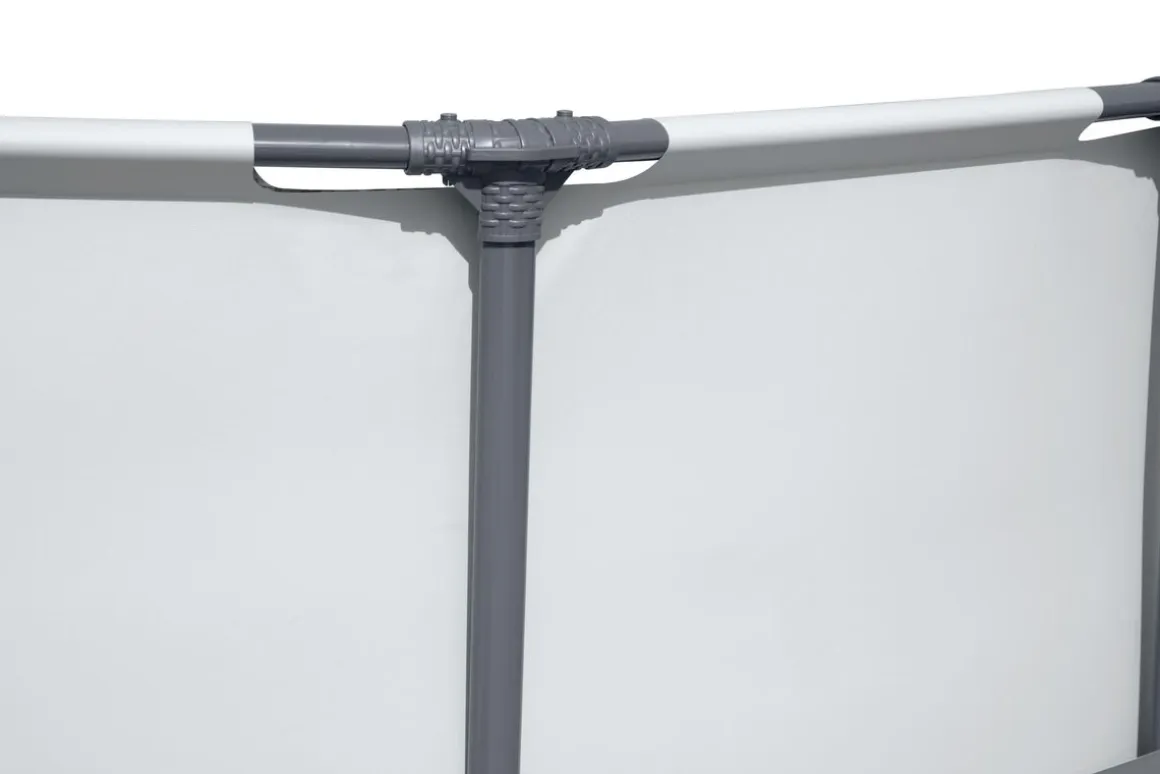 Bestway Pool Komplett-Set hellgrau 427 x 107 cm