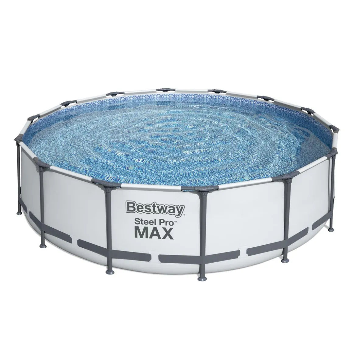 Bestway Pool Komplett-Set hellgrau 427 x 107 cm