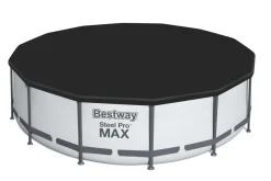 Bestway Pool Komplett-Set hellgrau 427 x 107 cm
