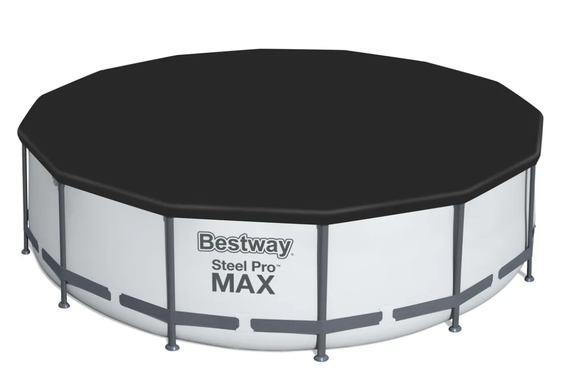 Bestway Pool Komplett-Set hellgrau 427 x 107 cm