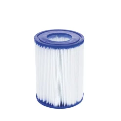 Bestway Pool Komplett-Set hellgrau 427 x 122 cm