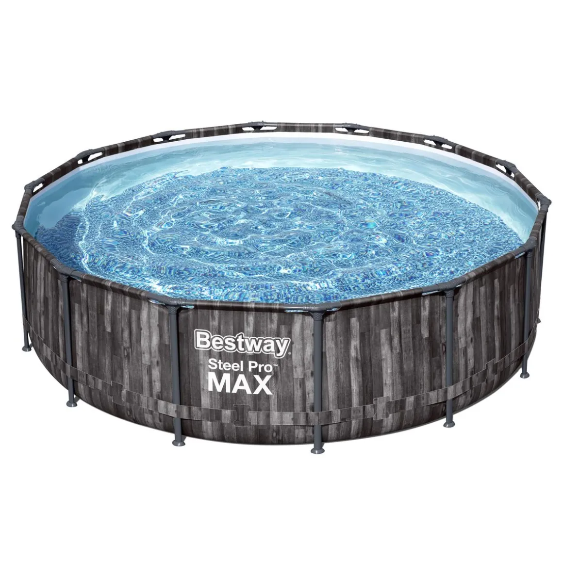 Bestway Pool Komplett-Set Holz-Optik 427 x 107 cm