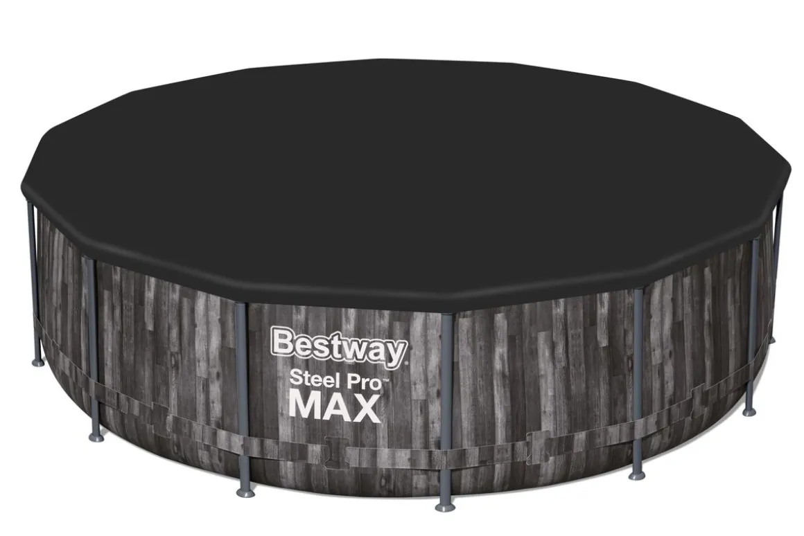 Bestway Pool Komplett-Set Holz-Optik 427 x 107 cm