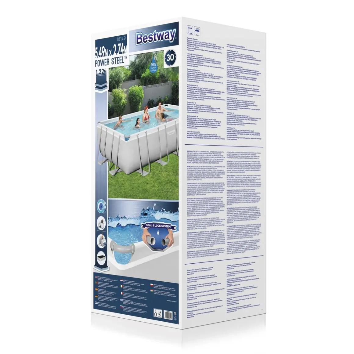 Bestway Pool Komplett-Set Sandfilter 549 x 274 x 122 cm