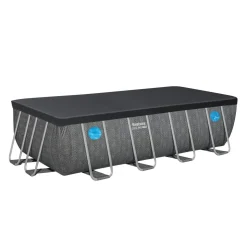 Bestway Pool Komplett-Set Splashview Rattan-Optik 488 x 244 x 122 cm