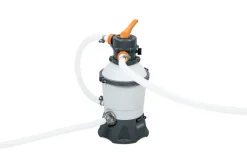 Bestway Pool Komplett-Set Steinwand-Optik 488 x 305 x 107 cm