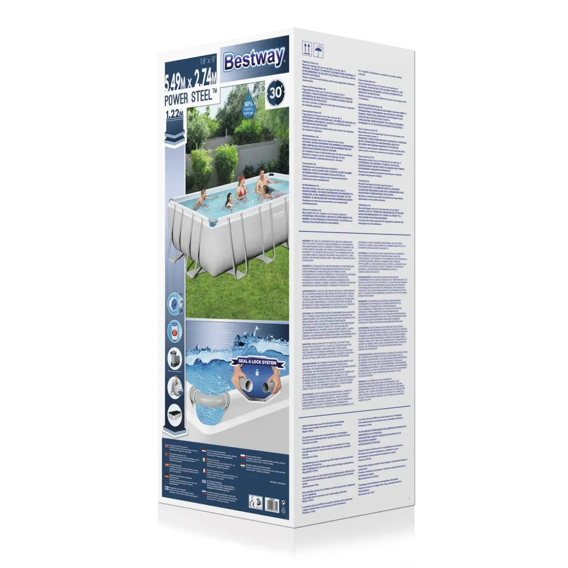 Bestway Pool Komplett-Set 549 x 274 x 122 cm