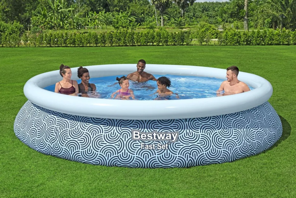 Bestway Pool mit Filterpumpe 396 x 84 cm