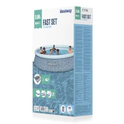 Bestway Pool mit Filterpumpe 396 x 84 cm