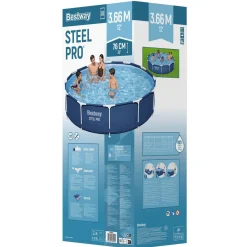 Bestway Pool Set blau 366 x 76 cm