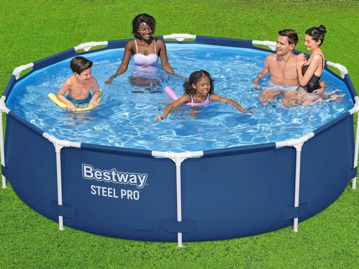 Bestway Pool Set dunkelblau 305 x 76 cm