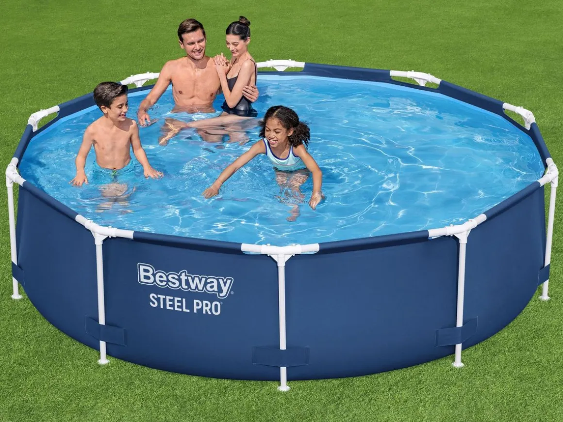 Bestway Pool Set dunkelblau 305 x 76 cm