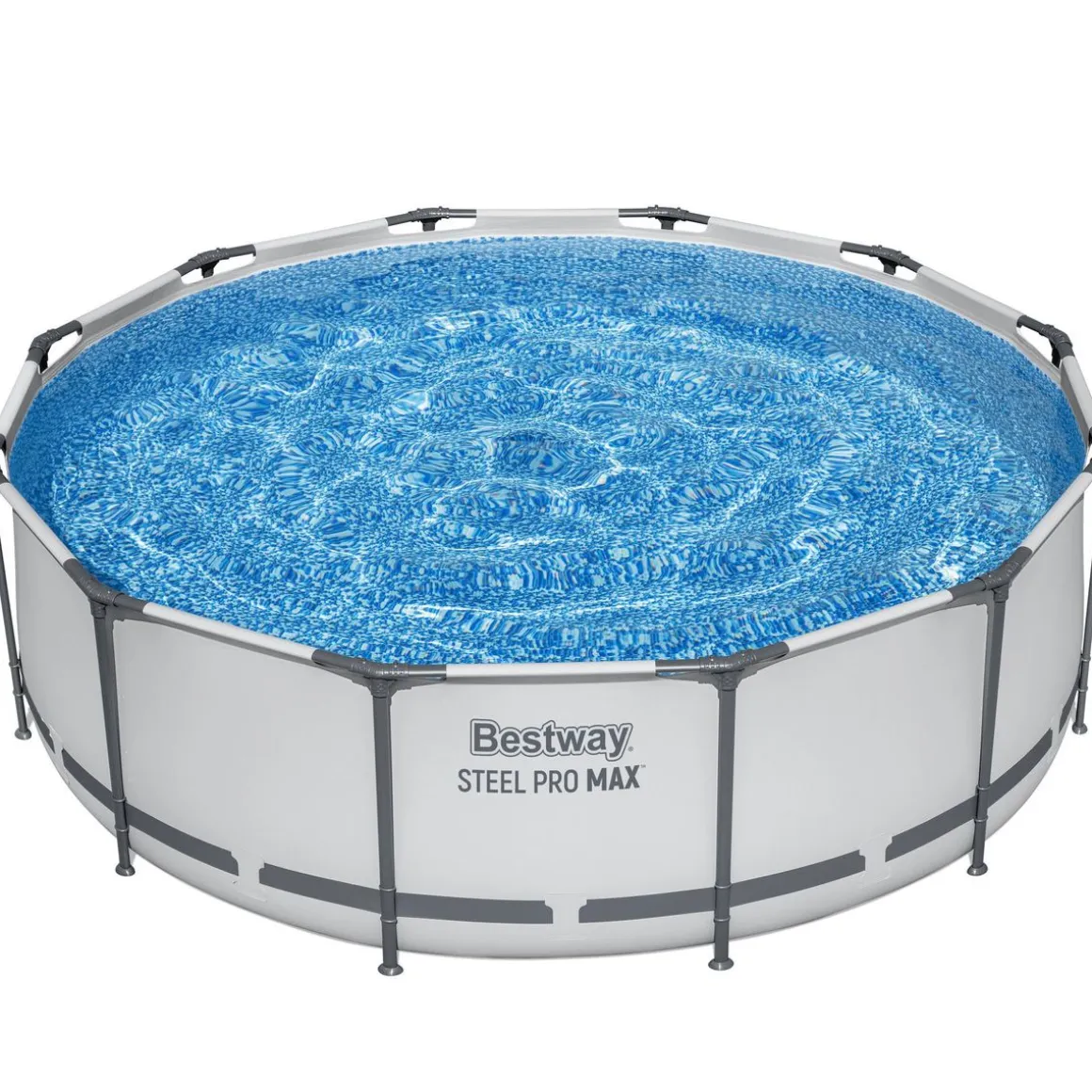 Bestway Pool Set hellgrau 366 x 100 cm