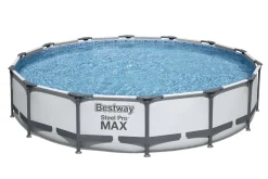 Bestway Pool Set hellgrau 427 x 84 cm