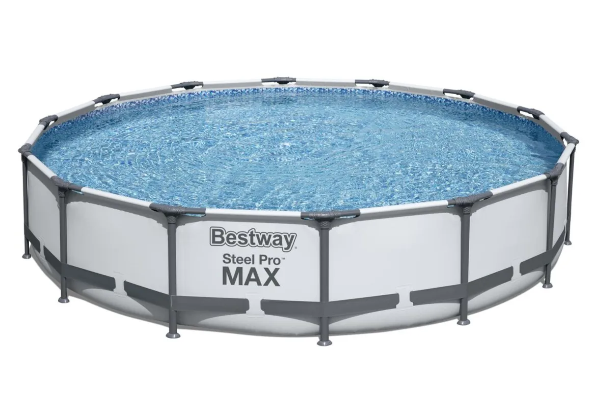 Bestway Pool Set hellgrau 427 x 84 cm