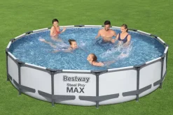Bestway Pool Set hellgrau 427 x 84 cm