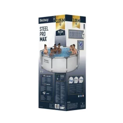 Bestway Pool Set hellgrau 305 x 76 cm