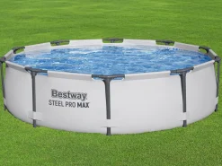 Bestway Pool Set hellgrau 305 x 76 cm