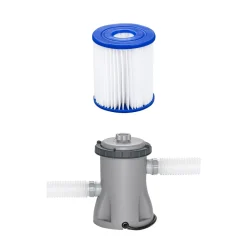 Bestway Pool Set hellgrau 305 x 76 cm