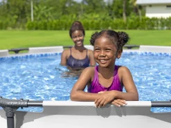 Bestway Pool Set hellgrau 366 x 76 cm