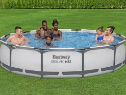 Bestway Pool Set hellgrau 366 x 76 cm