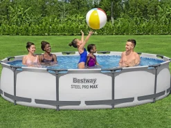 Bestway Pool Set hellgrau 366 x 76 cm