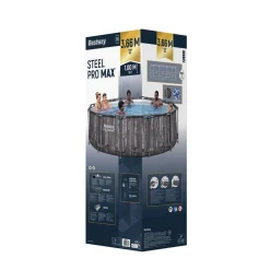 Bestway Pool Set Holz-Optik 366 x 100 cm