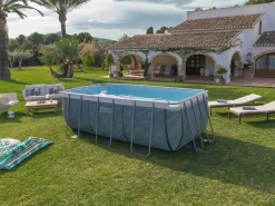 Bestway Pool Set Marmor-Optik 412 x 201 x 122 cm