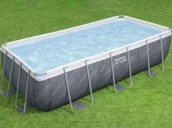 Bestway Pool Set Marmor-Optik 404 x 201 x 100 cm