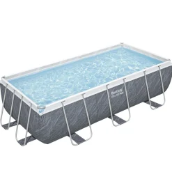 Bestway Pool Set Marmor-Optik 404 x 201 x 100 cm