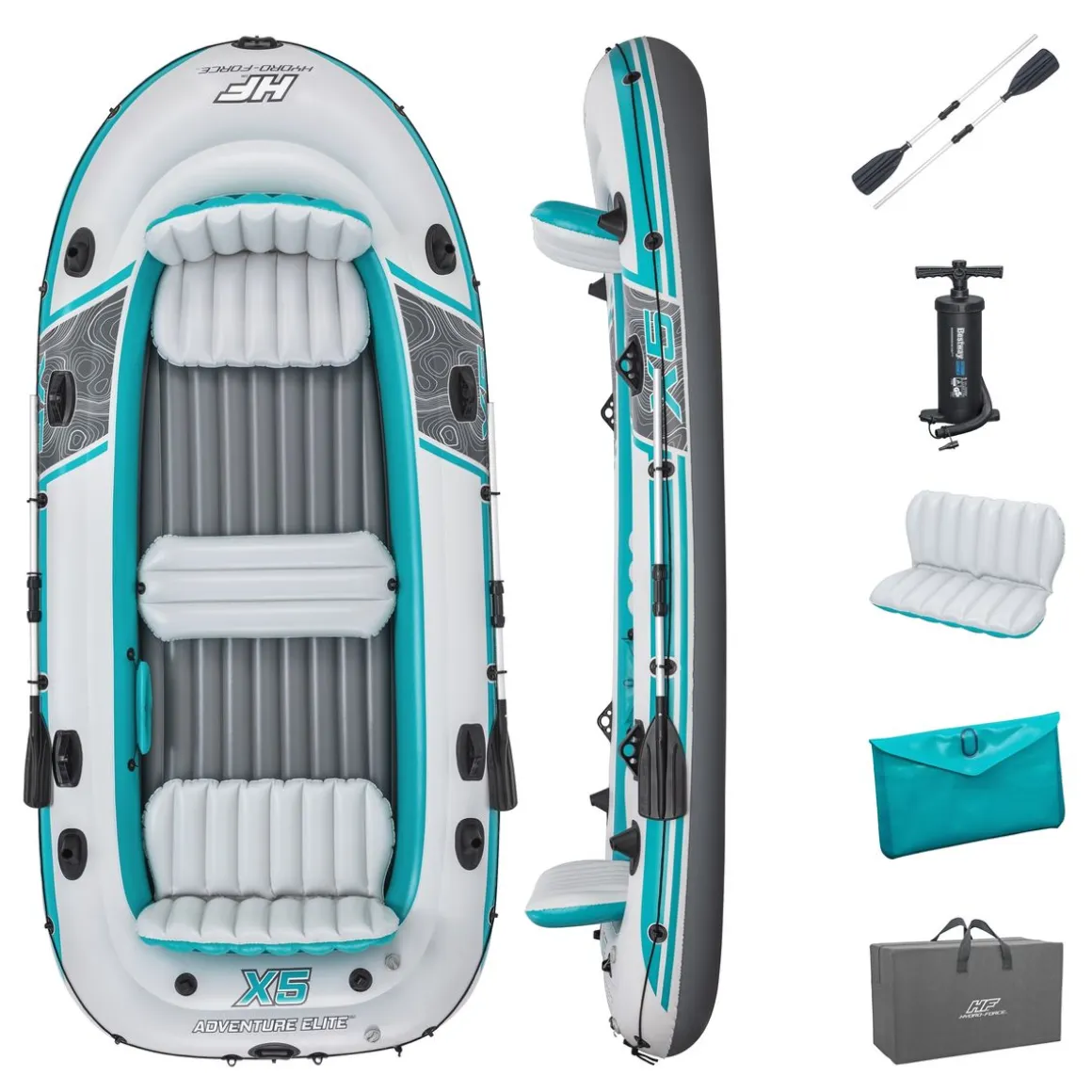 Bestway Schlauchboot ADVENTURE ELITE X5 364 cm