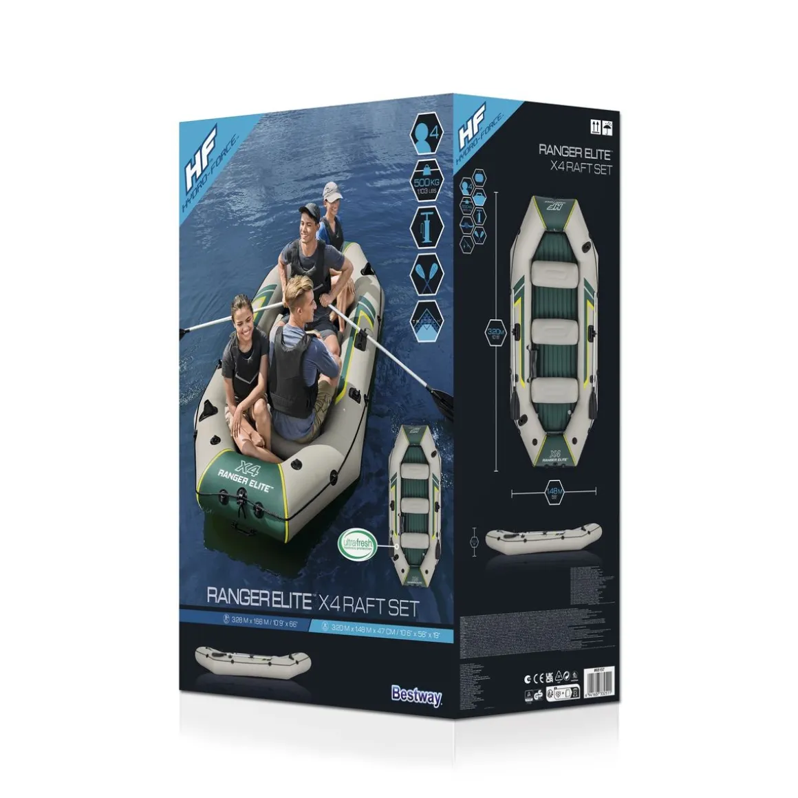 Bestway Schlauchboot RANGER ELITE X4 320 cm