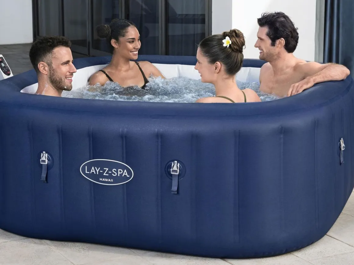 Bestway Whirlpool Lay-Z-Spa HAWAII rechteckig 6 Personen