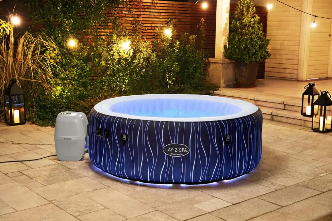 Bestway Whirlpool Lay-Z-Spa HOLLYWOOD LED 6 Personen