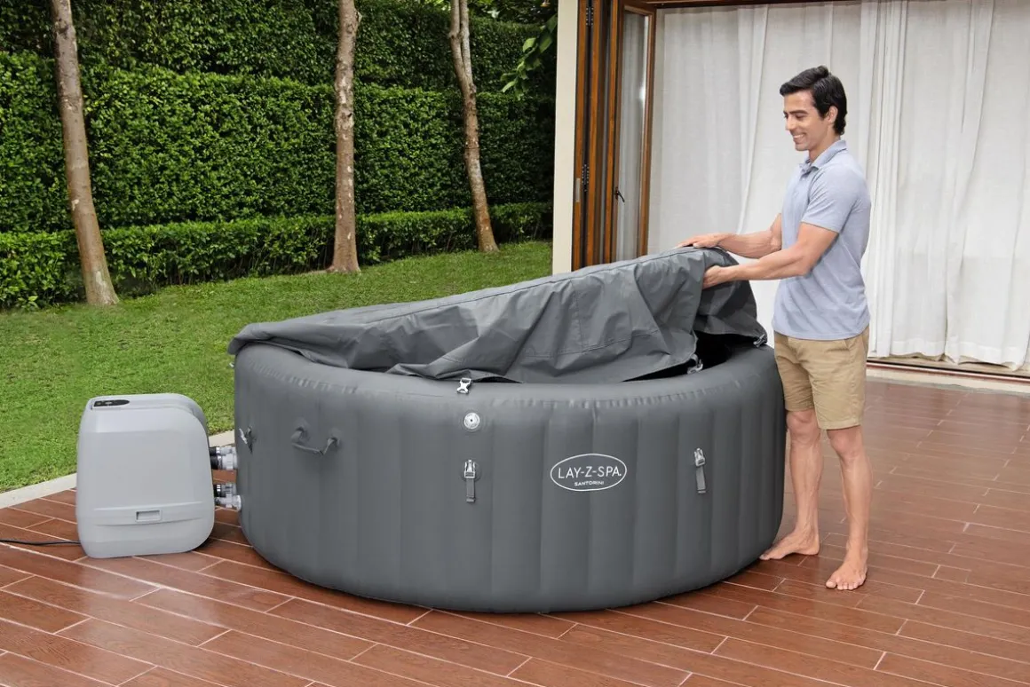 Bestway Whirlpool Lay-Z-Spa SANTORINI HydroJet 7 Personen