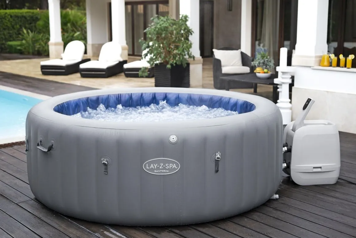 Bestway Whirlpool Lay-Z-Spa SANTORINI HydroJet 7 Personen