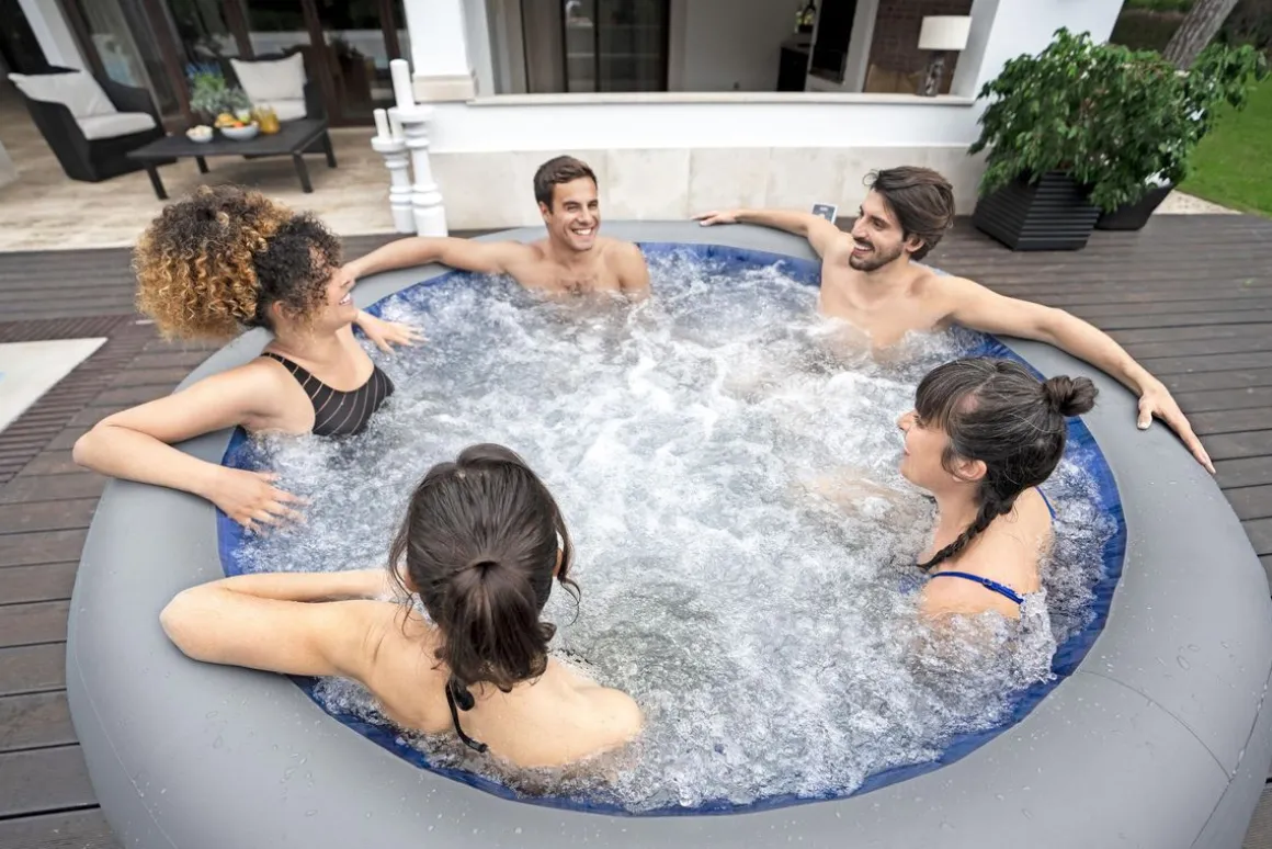 Bestway Whirlpool Lay-Z-Spa SANTORINI HydroJet 7 Personen