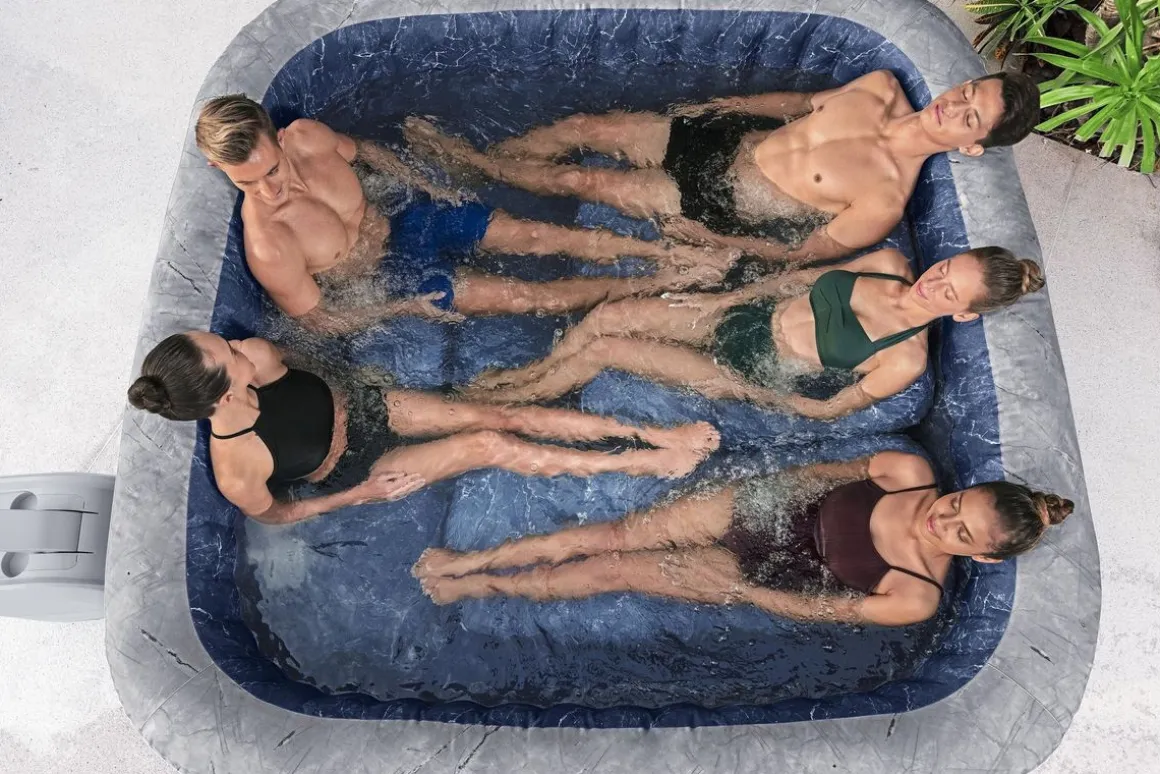 Bestway Whirlpool Lay-Z-Spa SAN FRANCISCO HydroJet 7 Personen