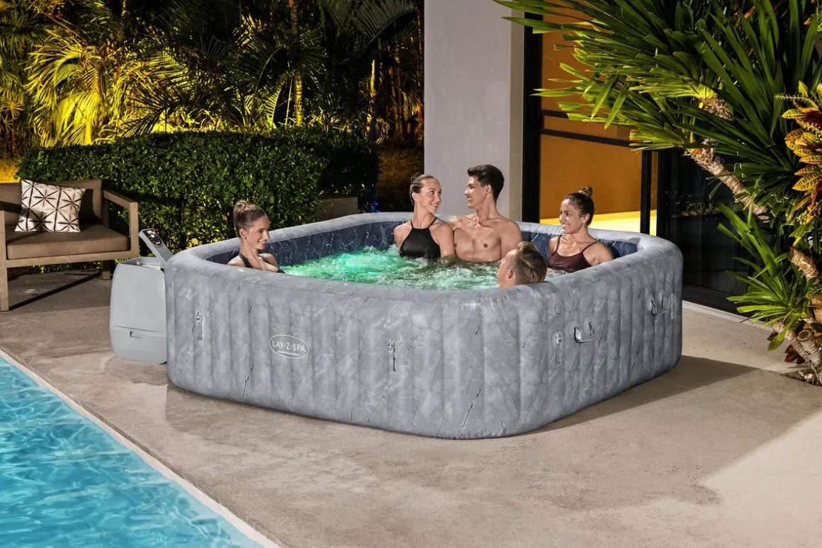 Bestway Whirlpool Lay-Z-Spa SAN FRANCISCO HydroJet 7 Personen