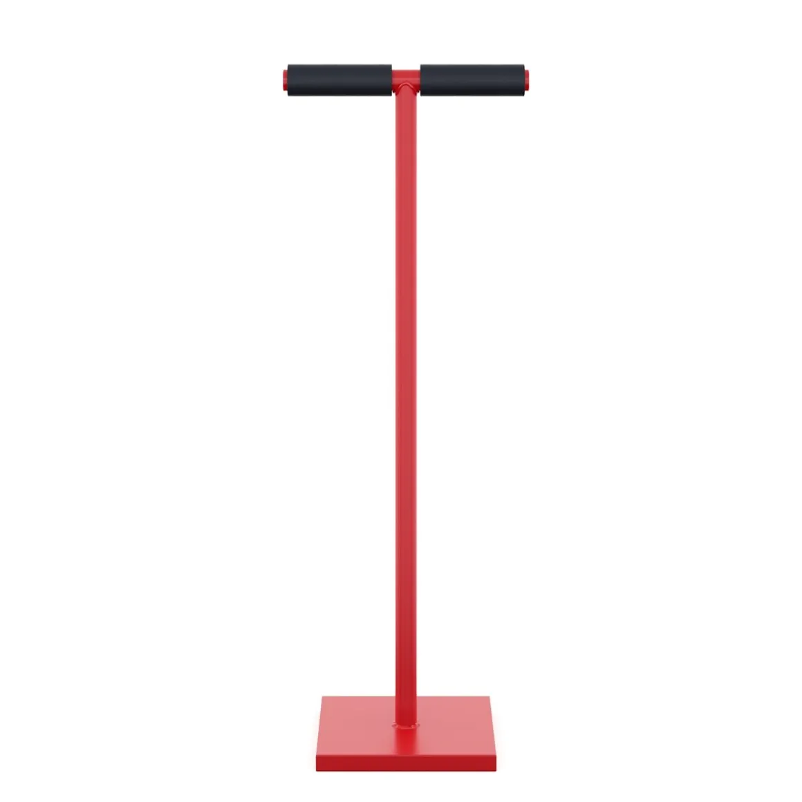 Betonstampfer Eisen 20 x 20 cm rot/schwarz