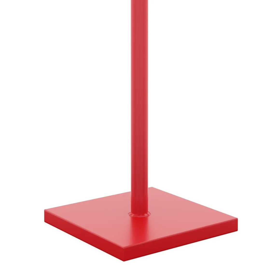 Betonstampfer Eisen 20 x 20 cm rot/schwarz