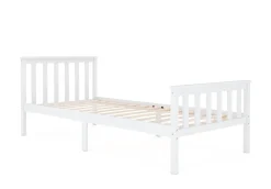 Bett Holz EMILY 90 x 200 cm weiss