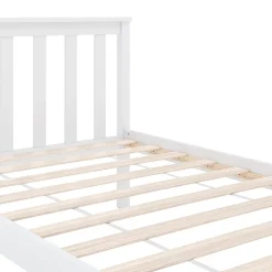 Bett Holz EMILY 90 x 200 cm weiss