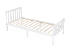 Bett Holz EMILY 90 x 200 cm weiss