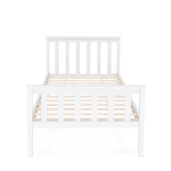 Bett Holz EMILY 90 x 200 cm weiss
