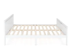 Bett Holz EMILY 180 x 200 cm weiss