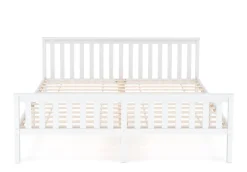 Bett Holz EMILY 180 x 200 cm weiss