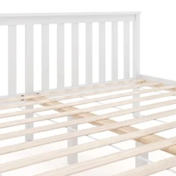 Bett Holz EMILY 180 x 200 cm weiss