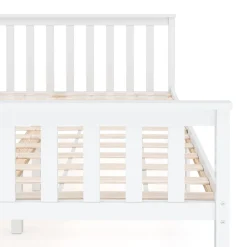 Bett Holz EMILY 140 x 200 cm weiss