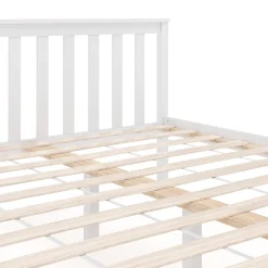 Bett Holz EMILY 140 x 200 cm weiss